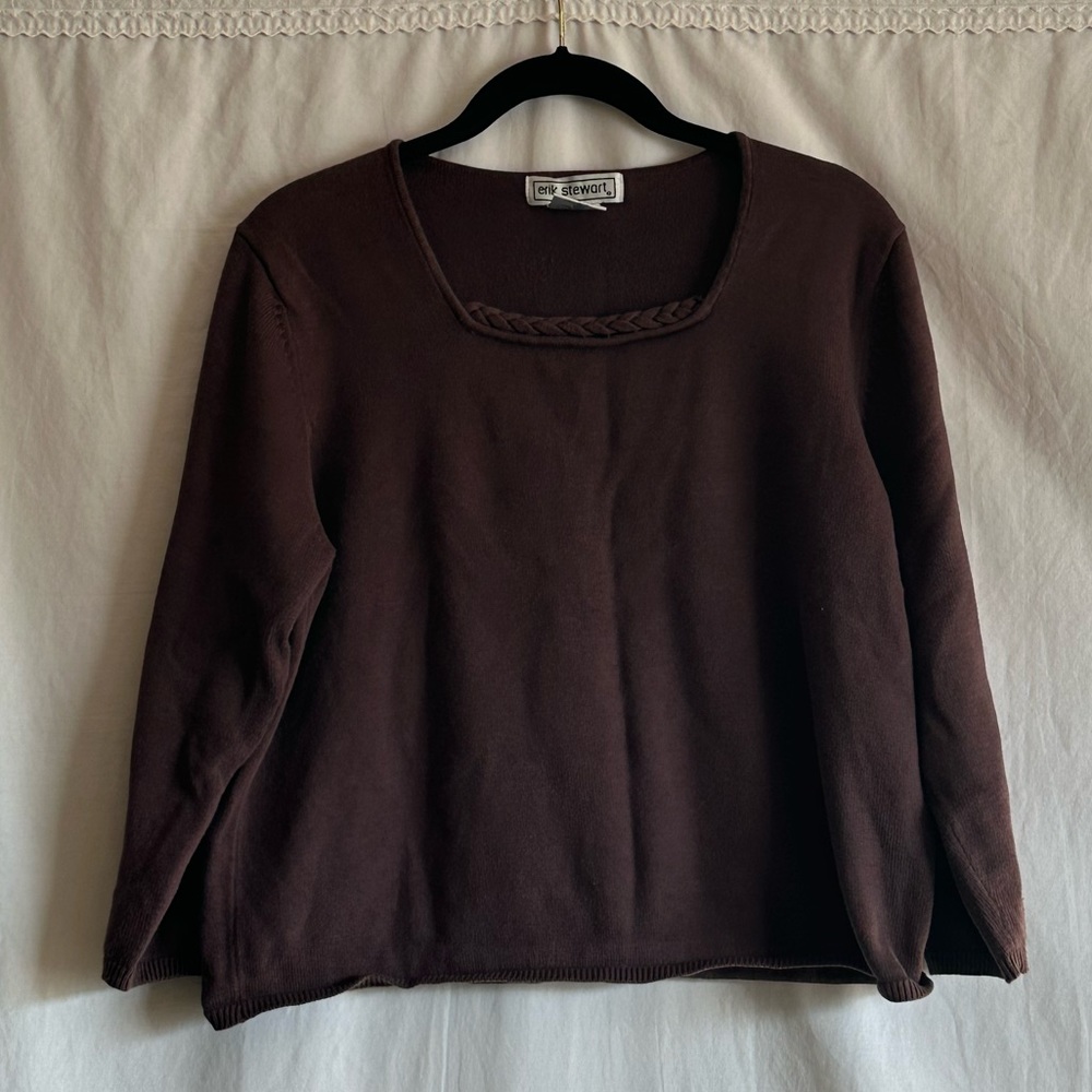 Erik Stewart Square Neck Top